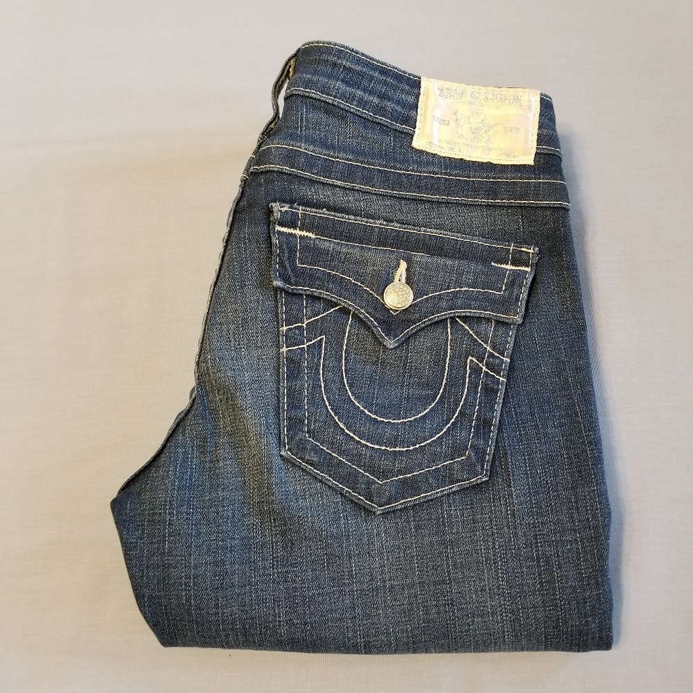 True Religion Becky Glitz and Glam Bootcut Jeans